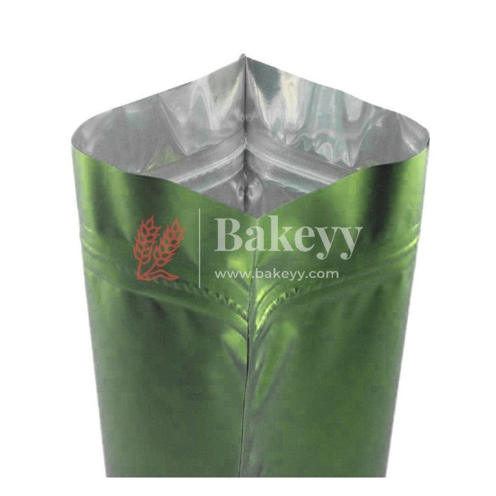 1 kg | Zip Lock Pouch | Dark Green Color With Window | 17x26.5 CM | Standing Pouch | 110 GSM | - Bakeyy.com - India - 1 kg | Zip Lock Pouch | Dark Green Color With Window | 17x26.5 CM | Standing Pouch | 110 GSM | - Pack Of 50 / 17x26.5 cm / 1 Kg