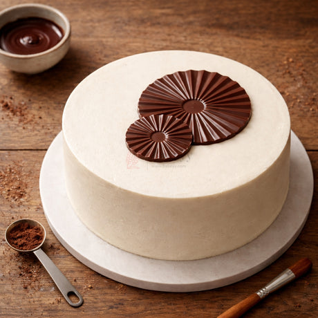 2 Cavity Sunburst Pattern Chocolate & Fondant Silicone Mould | Pack of 1