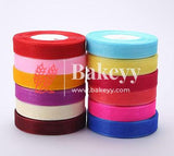 Transprant Satin ribbon for decoration | Gift wrapping | School project works | Opening ribbon | Multi-purpose use - Bakeyy.com - India - Transprant Satin ribbon for decoration | Gift wrapping | School project works | Opening ribbon | Multi-purpose use - Mid Green