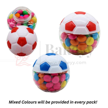 Football Bottle Candy Box | Small Chocolate Jars| Mixed Colours| Pack of 10 - Bakeyy.com - India - Football Bottle Candy Box | Small Chocolate Jars| Mixed Colours| Pack of 10 - Default Title