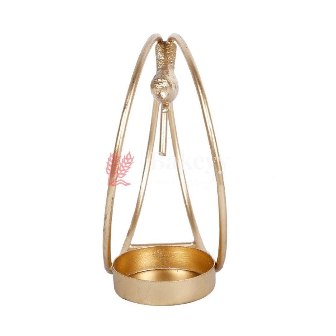 Decorative Candles Stand - Bakeyy.com - India - Decorative Candles Stand - Gold