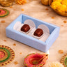 2 Cavity Chocolate Box | Multiple Colours Cavity Box | Pack of 100