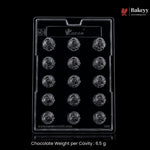 Mould 199 | 15 Cavity Spiral Shell Chocolate Mould for Pralines & Bonbons | Pack of 1