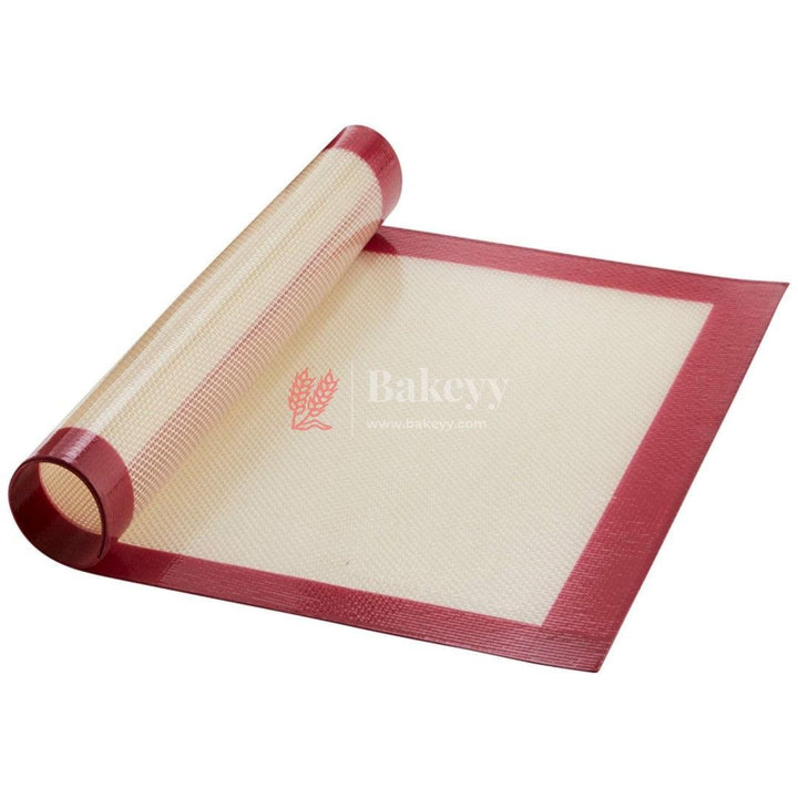 Reusable Silicone Baking Mat, Nonstick Liner for Oven Cookie Sheets, Heat Resistant, No Oil Greasing Needed, Easy to Clean, Kitchen Essentials - Bakeyy.com