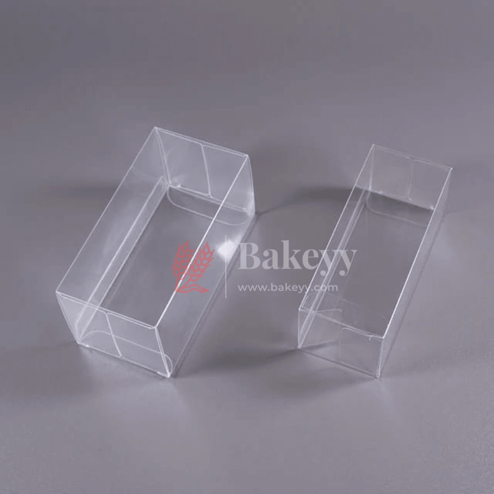 PVC Transparent Foldable Plastic Gift Boxes || Pack of 10 || Perfect for Gifts, Party Favors, and Event Displays|| - Bakeyy.com - India - PVC Transparent Foldable Plastic Gift Boxes || Pack of 10 || Perfect for Gifts, Party Favors, and Event Displays|| - Small