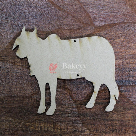 Kamadhenu MDF Wooden Cutout | Wall Hanging | Sacred Cow with Deities | Home Decor| Pack of 2 - Bakeyy.com - India - Kamadhenu MDF Wooden Cutout | Wall Hanging | Sacred Cow with Deities | Home Decor| Pack of 2 - 3" Inch