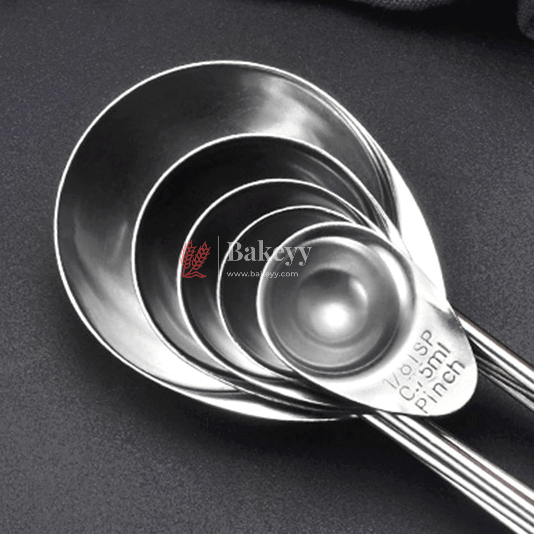 Stainless Steel Measuring Spoon Set | 5-Piece Precision Measuring Tools |