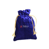 13x18 cm | Velvet Drawstring Potli Bag | Blue Colour | Pack 10 |Luxurious Gift & Storage Pouch | - Bakeyy.com - India - 13x18 cm | Velvet Drawstring Potli Bag | Blue Colour | Pack 10 |Luxurious Gift & Storage Pouch | - Default Title