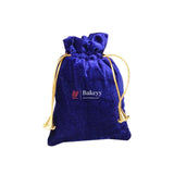 16x20 cm | Velvet Drawstring Potli Bag | Blue Colour | Pack of 10 | Luxurious Gift & Storage Pouch | - Bakeyy.com - India - 16x20 cm | Velvet Drawstring Potli Bag | Blue Colour | Pack of 10 | Luxurious Gift & Storage Pouch | - Default Title