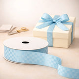 2cm |18 Mtr Premium Elegant Checkered Satin Ribbon Roll – Elegant Finish for Gift Wrapping & Crafts| 1 Roll