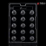 Mould 199 | 15 Cavity Spiral Shell Chocolate Mould for Pralines & Bonbons | Pack of 1