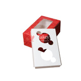 Festive Red Christmas 2 Cupcake Box | Christmas Collection | With Window on the top - Bakeyy.com - India - Festive Red Christmas 2 Cupcake Box | Christmas Collection | With Window on the top - Pack of 10