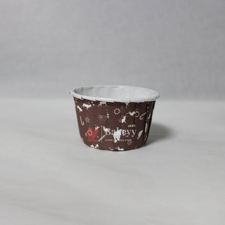 5cm | Christmas Decorative Muffin Cup | Curl Edge | Cupcake Liner | Pack of 100 - Bakeyy.com - India - {{ variant.name }}