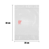 2 Kg | Zip Lock Pouch | Clear Stand-up Pouch | 20x30 CM | Standing Pouch | 110 GSM | - Bakeyy.com - India - 2 Kg | Zip Lock Pouch | Clear Stand-up Pouch | 20x30 CM | Standing Pouch | 110 GSM | - Pack Of 50 / 20x30 cm / 2 Kg