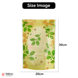 2 kg | Zip Lock Pouch | Printed With Window | 20x30 CM | Standing Pouch |  Pack of 100