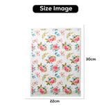 Colorful Edible Floral Wafer Sheet – Rose Pattern   | Pack Of 1