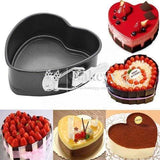 3 Pcs Heart Cake Mould | 20cm |22cm | 24cm - Bakeyy.com - India - 3 Pcs Heart Cake Mould | 20cm |22cm | 24cm - Default Title