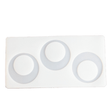 3 Silicone Round Garnishing Mould - Bakeyy.com - India - 3 Silicone Round Garnishing Mould - Default Title