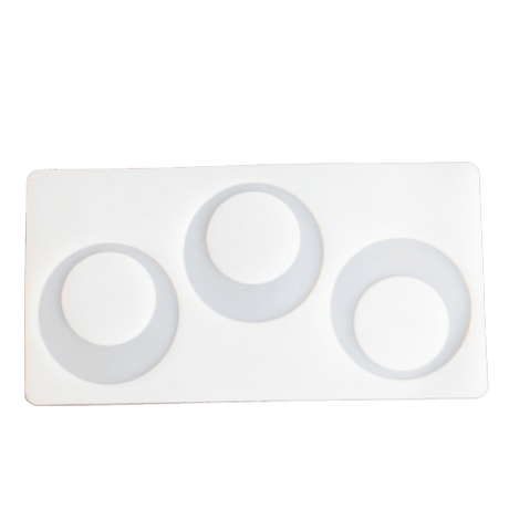 3 Silicone Round Garnishing Mould - Bakeyy.com - India - 3 Silicone Round Garnishing Mould - Default Title