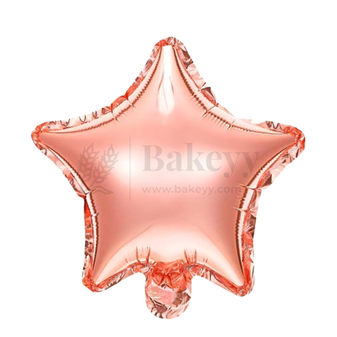 Rose Gold Star Foil Balloon| Pack of 2