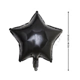 Black Star Foil Balloon| Pack of 2