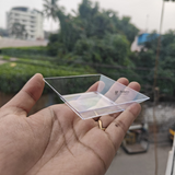 Clear Square Dessert Serving Bowl | Mini Plate | Pack of 50