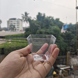 Acrylic Dessert Cup Square | Pack Of 25 | D52