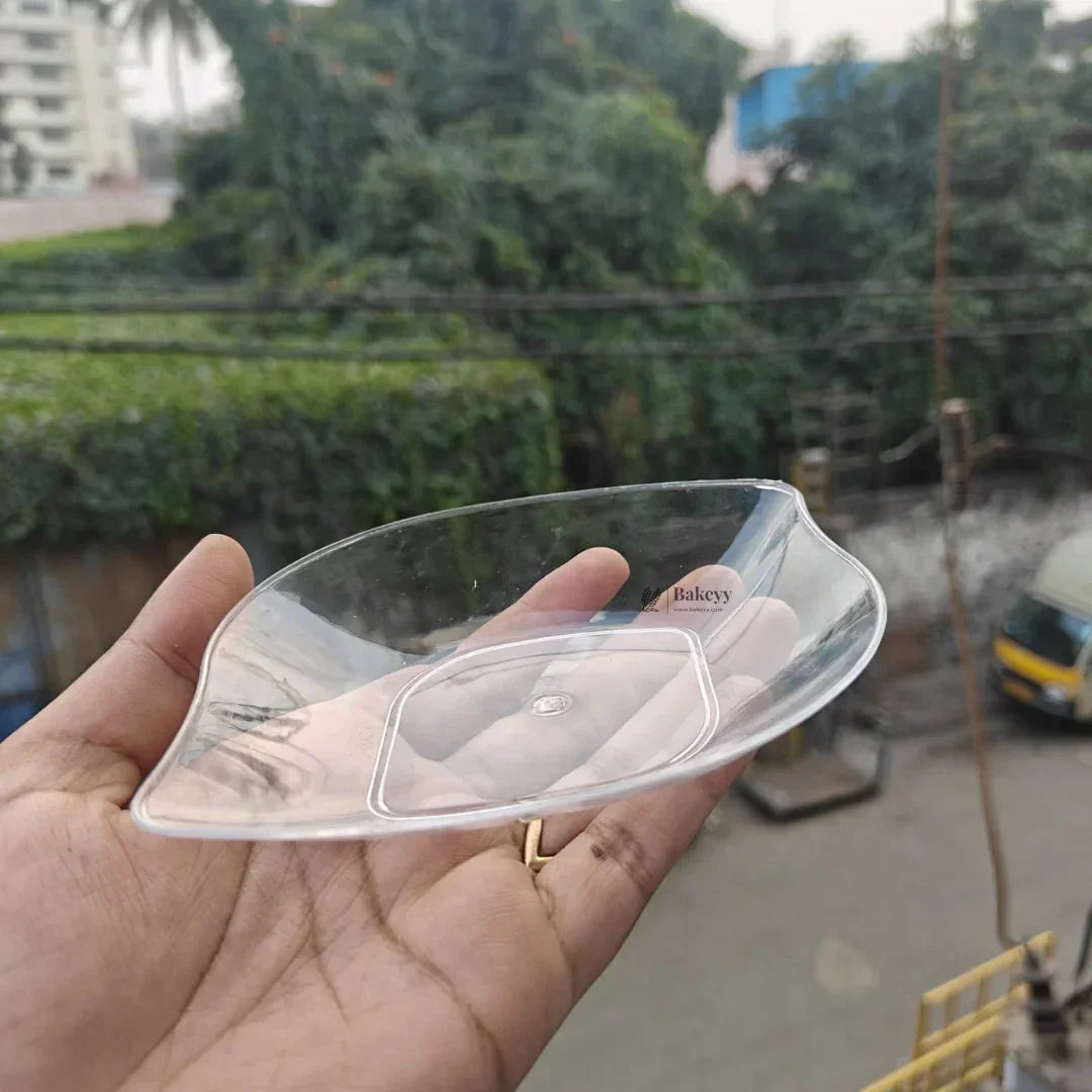 Leaf-Shaped Plastic Serving Bowl | Pack Of 25 | D16 - Bakeyy.com - India - Leaf-Shaped Plastic Serving Bowl | Pack Of 25 | D16 - Default Title 200.00