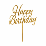 5 Inch Acrylic Cake Topper | Decorative Cake Topper for Celebrations | Assorted designs | Set 1 | Pack of 5