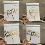 5 Inch | Happy Anniversary Cake Topper | Pack of 5