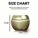 Flat-Top Curved Metal Candle Tin Boxes with Lid | Candle Metal Tin Box | Pack of 10