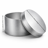 175 ml | Empty Candle Tin Box | Luxury Tin | Pack of 6