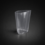 Clear Plastic Dessert Cup | Tall Triangle Shape | D31 | Pack of 30