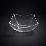 Clear Square Curved Dessert Bowl | Pack of 50