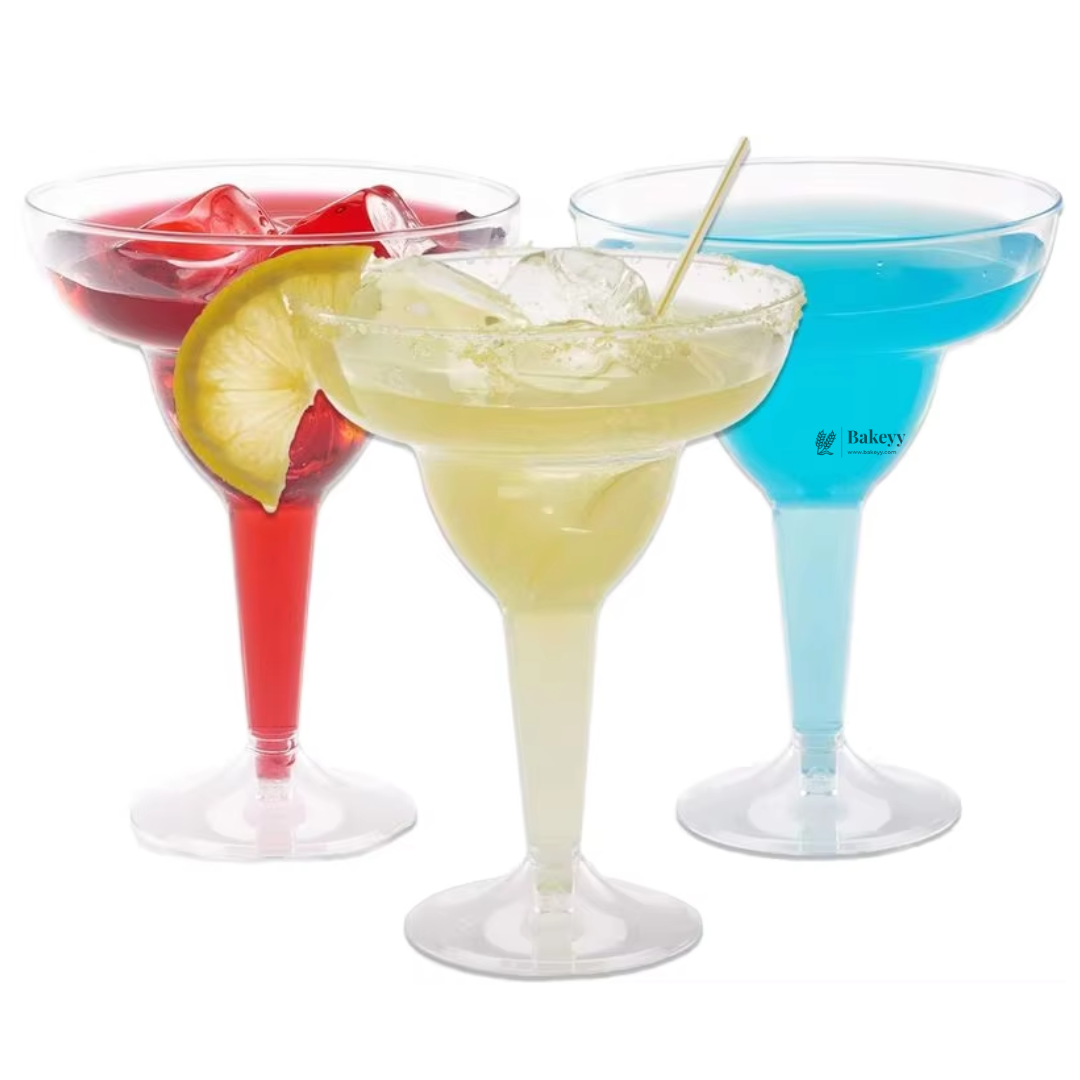 Clear Margarita Cocktail Glass | Acrylic Glass | Pack of 10