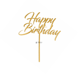 5 Inch Acrylic Cake Topper | Decorative Cake Topper for Celebrations | Assorted designs | Set 3 | Pack of 1