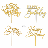 5 Inch Acrylic Cake Topper | Decorative Cake Topper for Celebrations | Assorted designs | Set 3 | Pack of 1