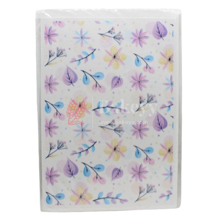 Printed Edible Wafer Paper | Tie Dye Frosting Sheet | A4 Size - Bakeyy.com