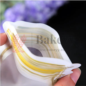 Yellow Jar Zip Lock Pouch |9.2 cm x 15 cm |Mason Jar Design| Pack of 50 - Bakeyy.com - India - Yellow Jar Zip Lock Pouch |9.2 cm x 15 cm |Mason Jar Design| Pack of 50 - Default Title