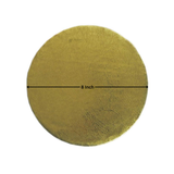 Round Drum Cake Board | Heavy Duty Cake Base | Gold, Black and White