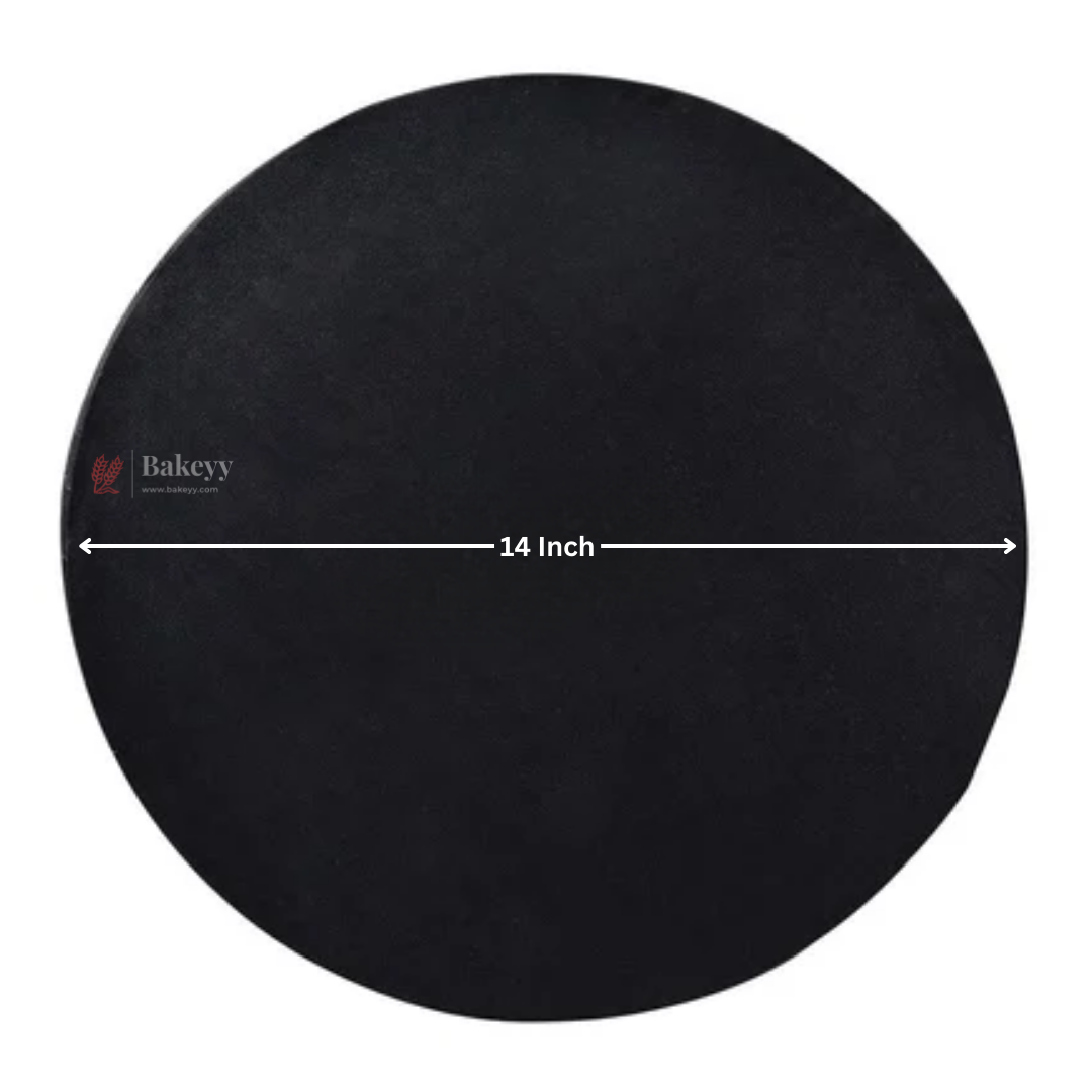 Round Drum Cake Board | Heavy Duty Cake Base | Gold, Black and White