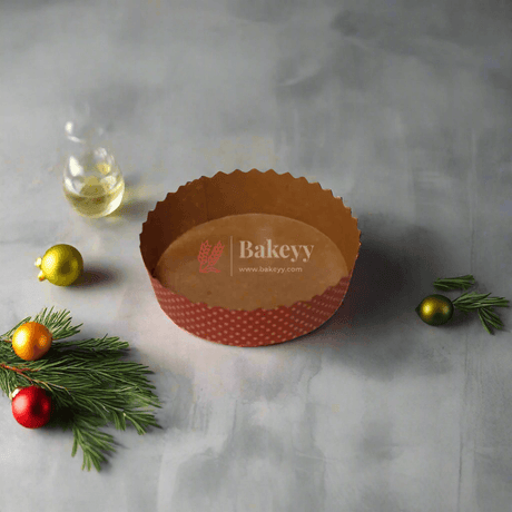 100g Bake and Serve Round Mould | Pack of 50| Paper Baking Mould | Plum Cake Mould - Bakeyy.com - India - 100g Bake and Serve Round Mould | Pack of 50| Paper Baking Mould | Plum Cake Mould - Maroon