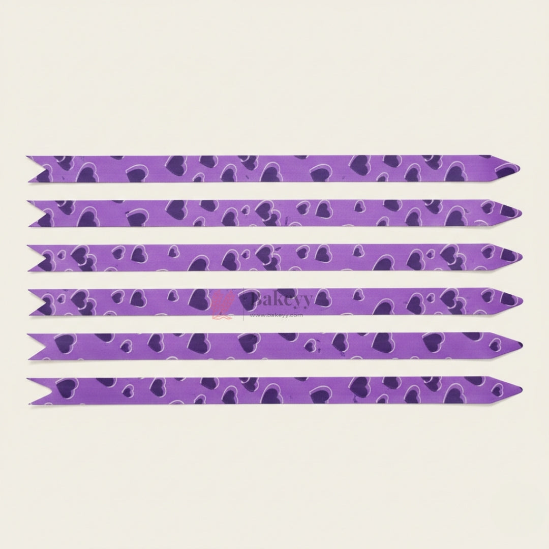 32 cm Printed Pattern Pull Up Gift Ribbon Bow | Easy Self-Tie Decorative Ribbon for Gift Wrapping & Hampers | Multiple Designs Available | Pack of 10