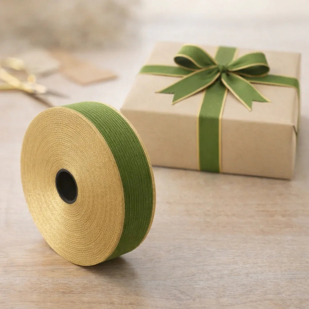 343 | Premium Decorative Gift Wrapping Ribbon Roll – 3cm Width | 18 Meters Roll