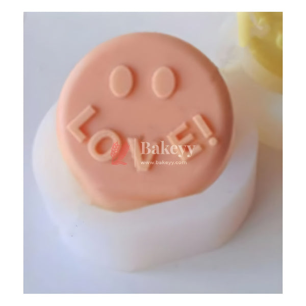 Love Round Shape Silicon Candle Moulds