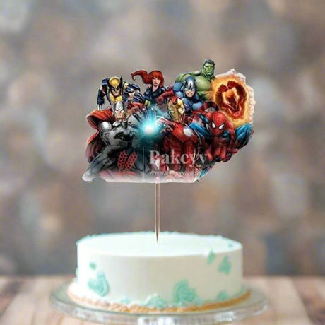 6pcs Avengers theme Birthday Cake Topper| Cupcake Toppers| Bday Decorations Items - Bakeyy.com - India - 6pcs Avengers theme Birthday Cake Topper| Cupcake Toppers| Bday Decorations Items - Default Title