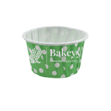 3830 Green Polka Dot Muffin Cup |Pack of 100 | Curl Edge | Cupcake Liner | Small - Bakeyy.com - India - 3830 Green Polka Dot Muffin Cup |Pack of 100 | Curl Edge | Cupcake Liner | Small - Default Title