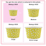 3830 Green Polka Dot Muffin Cup |Pack of 100 | Curl Edge | Cupcake Liner | Small - Bakeyy.com - India - 3830 Green Polka Dot Muffin Cup |Pack of 100 | Curl Edge | Cupcake Liner | Small - Default Title