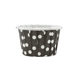 3830 Polka Dot Black Muffin Cup | Curl Edge | Cupcake Liner | Small | pack Of 100 - Bakeyy.com - India - 3830 Polka Dot Black Muffin Cup | Curl Edge | Cupcake Liner | Small | pack Of 100 - Default Title