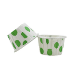 3830 Polka Dot Green Muffin Cup | Curl Edge | Cupcake Liner | Small | pack Of 100 - Bakeyy.com - India - 3830 Polka Dot Green Muffin Cup | Curl Edge | Cupcake Liner | Small | pack Of 100 - Default Title